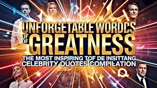 Unforgettable Words of Greatness: The Most Inspiring Celebrity Quotes Compilation