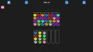 Ball Sort Puzzle - Color Game Level 130 Solution (Android)