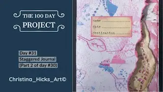 Staggered Booklet Day #31 (or part 2 of Day 30)