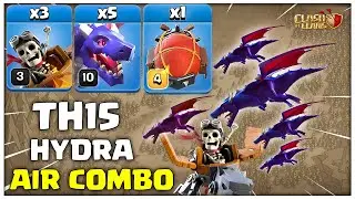 Most Powerful & Easy Attack! Th15 Hydra Attack Strategy | Th15 Dragon & Dragon Rider Attack | COC