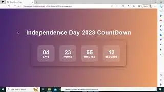 Creating a Stylish Countdown Timer with HTML, CSS, and JavaScript