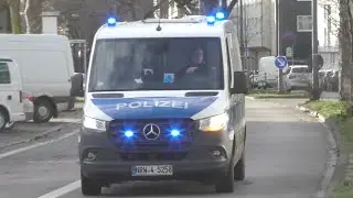 Einsatzfahrt GefKw Polizei Gelsenkirchen
