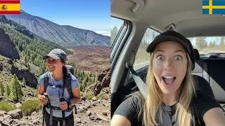Una sueca transmite en vivo tras ser rescatada en la cima de un volc&aacute;n en Espa&ntilde;a