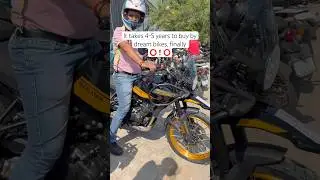Finally! I purchased my new dream bike Himalayan 450 #royalenfield #himalayan450 #himalayan