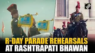 Republic Day parade rehearsals begin at Rashtrapati Bhavan, showcasing discipline & national pride