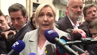 Le Pen blasts EU embezzlement allegations