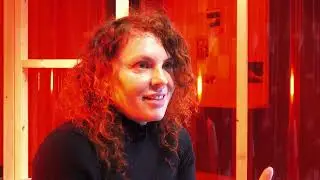 Visual artist Joanne Coates talks at Timespan museum Scotland
