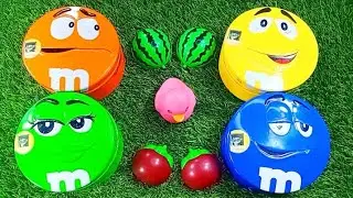 Satisfying video | unpacking 🍫mixing open Candy 4 M&M'S and Skittles Boxes ASMR