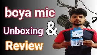 Boya M1 mic Unboxing & review || best budge mic