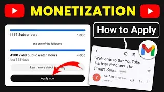 How To Monetize YouTube Channel (Full Process) YouTube Channel Monetization Apply 