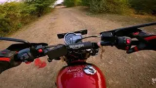 Where the Road Disappears | Ride to a Hidden Lake | Raw Ride Experience | Scrambler 400X | 4K