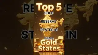 Top 5 Gold Reserves State In India #gold #bihar #facts #karnataka #uttarpradesh #shortsvideo #shorts
