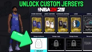 Как разблокировать пользовательские майки для MyTeam в NBA 2K25