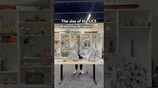The size of the UCS Millennium Falcon&hellip; 🤯#lego #legostarwars
