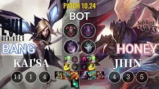 EG Bang Kai'Sa vs SHG Honey Jhin Bot - KR Patch 10.24