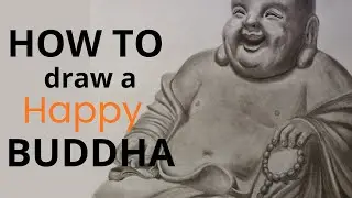 Drawing a Realistic Buddha | Graphite & Charcoal Techniques