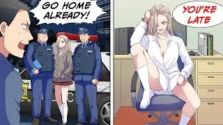 I ran into a former student when I was drunk on my way home... When I got home though... [Manga Dub]
