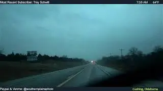 Morning Storm Coverage in Oklahoma 1/8/26 - Live as it Happened (Part 1)