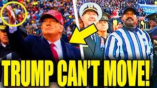SICK Trump CAN'T MOVE As Coin Toss STUNT BACKFIRES!