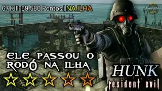 RESIDENT EVIL 4 - HUNK #4  COMO CONSEGUIR 5 ESTRELAS NA ILHA - THE MERCENARIES