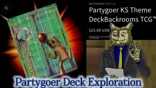 Partygoer Theme Deck Exploration #backroomstcg #starterdeck #themedeck 