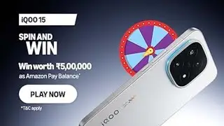 Amazon IQQO 15 Spin And Win Quiz Answer Today I IQQO 15 Spin And Win Worth 5,00000 29 October 2025