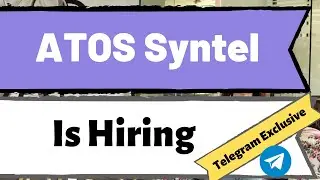 ATOS Syntel Recruitment Drive for 2019 Batch Passouts (Telegram Exclusive)