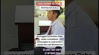 SANTRI BATAK (ANAKKU NA BURJU)