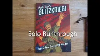 Blitzkrieg! Solo Run-through