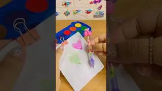 I Make a Paint Brush at Home #shorts #short #love #diy #craft #cute