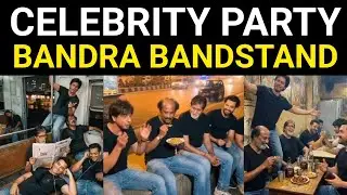 Celebrity Party Bandra Bandstand || Salman Khan | Sharukh Khan | Rajnikant | Amitabh Bachchan
