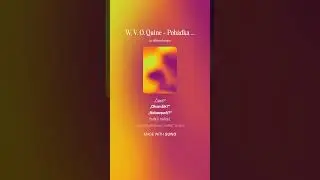 W. V. O. Quine - Poh&aacute;dka o včelstvu a kr&aacute;l&iacute;kovi (analytick&aacute; filozofie)