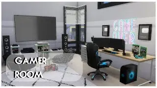GAMER ROOM | THE SIMS 4 | Speed Build [CC Links in Description]