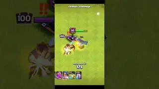 Max Archer Queen vs All Heroes || #clashofclans #coc #shorts #shortsfeed