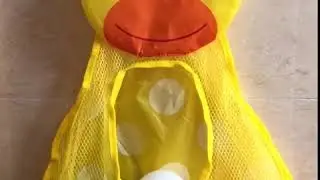Baby Shower Bath Toys Storage Mesh Bag with Strong Suction Cups