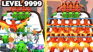 Max Level in Merge Master Fusion: Battle All Monsters Unlocked