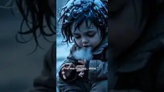 A kind panda saves a freezing puppy in heavy snowfall. No words #RealFeelShorts#SilentEmotion# Short