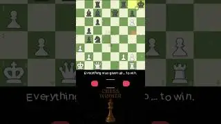 Sacrificed Every Piece 😱💯🔥 | Chess Winner #chess #shorts #checkmate #brilliant