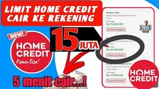 Limit Home Credit Bisa Dicairkan Ke Rekening 2026 - Pinjaman Tunai Online Home Credit #HomeCredit
