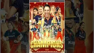 RCB WOMEN ARE WPL 2026 CHAMPIONS! Second WPL Trophy 🏆🔥 #shortsfeed #wpl2026