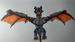 Blox Fruits How to Draw Ember Dragon (Western Dragon Drawing Update 30)