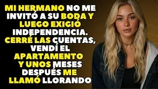 Mi hermano no me invitó a su boda y luego exigió independencia. Se la di — sin dinero ni apoyo