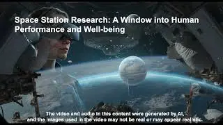 Space Station Research: A Window into Human Performance and Well being