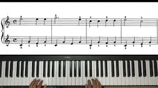 French Children's Song (Suzuki Piano Vol.1 No.5) c/metrónomo y partitura (60 -100)