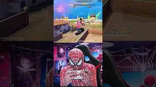 Spider man reaction on old peak 🤬 #shorts #freefire