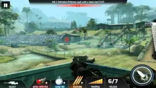 Kill Shot Bravo Region 5 Primary Mission 26 - Kill 2 Helmeted Riflemen each with a head shot