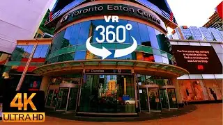 360Video VR 4K Eaton Centre Bike Tour Toronto May 29 2021