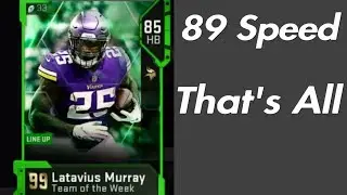 Team of The Week Latavius Murray | Player Review | Madden 19 Ultimate Team Gameplay