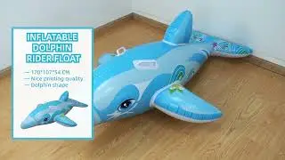 inflatable dolphin rider float #inflatable #dolphin #poolfloat #summer #swimming #party #toys