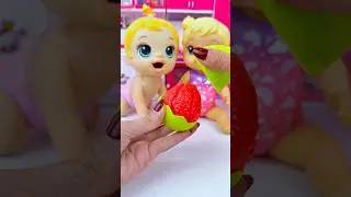 ASMR Unboxing Minnie Mouse & Boys Egg Orange Toy Satisfying ASMR Kitchen Unboxing #shorts